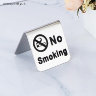 [Prs] Stainless Steel Sign Double-Sided Tabletop Warning Sign Plaque For Restaurant Public Places Ho