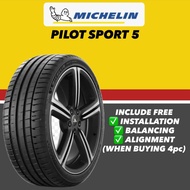 Tyre MICHELIN PILOT SPORTS 5  235/50R18 235/35R19 (With Installation)