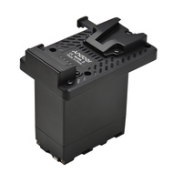 Andoer V-Lock V Mount Battery Plate to NP-F Dummy Battery Adapter Built-in Battery Decode Chip Repla