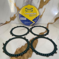 2014 BLADE MOTORCYCLE CLUTCH PLATE SUPRA X 125 GREEN/ (LARGE 3PCS + SMALL 1PCS/SET = 2208-KYZ-901 / 
