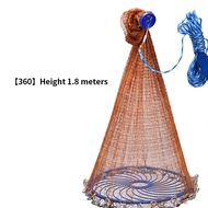 Pancing Jaring Lempar Jala Ikan Lempar 1/2 Inch Jala Lempar Nilon Jaring Lempar Jala Ikan Jala Jarin