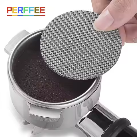 Coffee Puck Screen 51/53.5/58.5MM 316 Stainless Steel Portafilter Filter Plate Lower Shower Screen f
