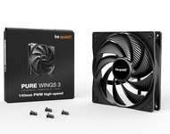 BE QUIET! Pure Wings 3 12CM 14CM 120mm / 140mm PWM Casing Fan BL105 BL109 Silent Cooling 3-Pin DC