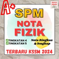 [Softcopy PDF📚] SPM A+ Nota Fizik/Physics KSSM | Tingkatan 4 5 | Nota Lengkap dan Ringkas Fizik/Phys