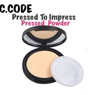 C.CODE Pressed To Impress Pressed Powder 11g  ~ Color Shades: N1 / C2 / W2