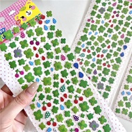 Clover Sticker Embossed Foam Deco Decorative Sticker