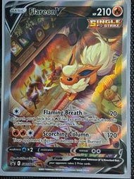 PTCG Flareon V black star Promo