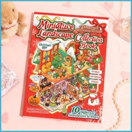 Sticker Room Scene Aesthetic Crafting Supplies Tapes Christmas and Halloween Sticker Scenes for Kids