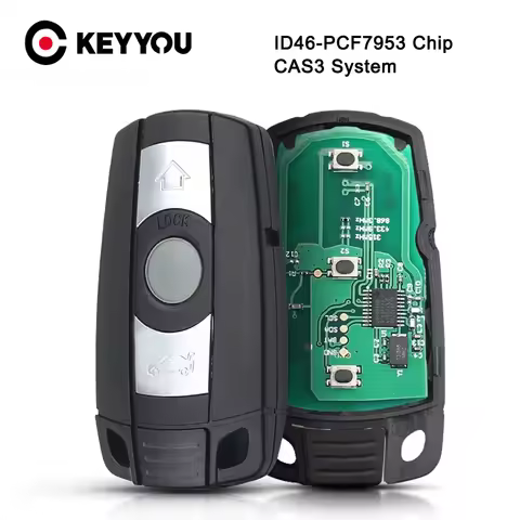 KEYYOU Car 868MHz 3 Buttons Remote Key For BMW E60 E61 E70 E71 E72 E81 E82 E87 E88 E90 E91 E92 E93 K