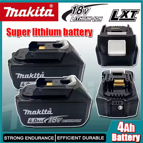 Makita 4.0Ah Rechargeable 18V Lithium Battery with LED Indicator High Capacity for Makita Cordles Po