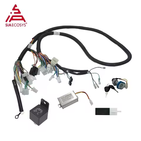 SiAECOSYS Vehicle Wiring Harness for Votol Controller EM50 EM100 Fardriver Controller ND Series Matc
