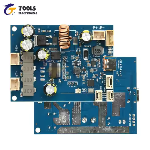 DC 6.6V-8.4V 25W+25W BT Amplifier Board Adjustable Tuning Type-C 2.0 Dual Channel Audio Amplifier Mo