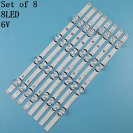 8PCS LED Backlight Strip For LG 40"TV 40LF630V 40LF570V SVL400 HC400DUN-VCKN1-211X 40LH5300 INNOTEK 