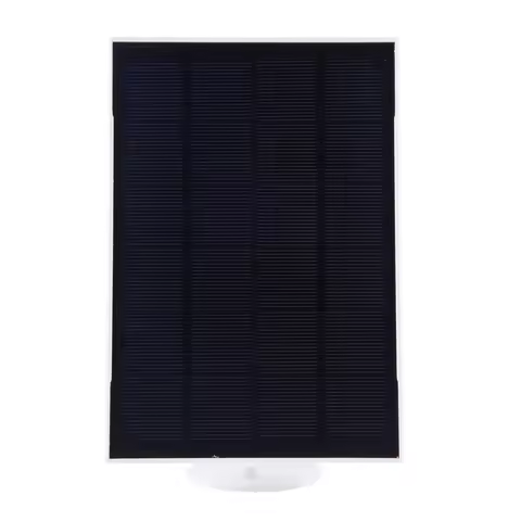6W Solar Panel Charger for Security Camera 5V USB with Type-C Adapter Micro USB for Eufy Ring Reolin