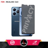 Tempered Glass SPY Realme C63 Anti-Scratch Privacy