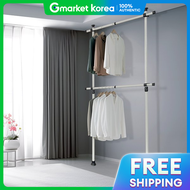 ราวแขวนผาแบบประหยดพนท รนพนฐาน 2 ชน (NLB2200)