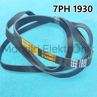 MESIN Vanbelt 7PH 1930 SMC V-Belt Dryer Rubber Strap Washing Machine Dryer 1 Tube 7 PH 1930