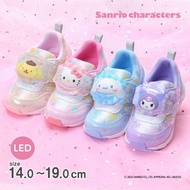 日本 2026 春新作 Moonstar LED 兒童波鞋 - Kuromi / Cinnamoroll / Hello Kitty / Pompompurin