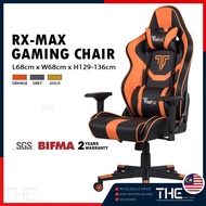 THE RX-MAX Gaming Chair with 4D Armrest Professional Design Adjustable Backrest- 2 years warranty