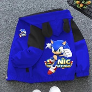COMBINATION HODIEE JACKET, BOYS' JACKET WITH SONIC GENERATION PICTURE, FOR AGES 1-12 YEARS