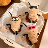 Creative Funny Hair Clips Small Cockroach Plush Style Cute Flyaway Bangs Side BB Clips Women 1/3pcs