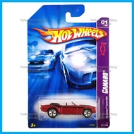 Hot Wheels 69 Camaro Convertible HW [VINTAGE] 2007 Camaro Series 1/4 Metalflake Dark Red Muscle Car 