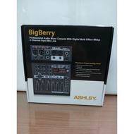 ASHLEY BIGBERRY 4 CHANEL MIXER MIXER AUDIO MIXER ASHLEY 4 CHANNEL