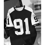 MERAH Men's Combination T-shirts BIG Size 8XL 7XL 6XL 5XL 4XL 3XL 2XL XL LMS Korean Style Harajuku H