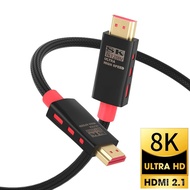 HDMI 2.1 Cable 8K 60Hz 4K 120Hz 48Gbps High Speed ARC HDR Video adapter cable for splier switcher PS5 PS4 TV Box xbox se