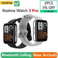 นาฬิกา Realme 3 Pro นาฬิกาสมาร์ทวอท์ชอัตราการเต้นหัวใจ SpO2 1.78 "4.52ซม. GPS แบตเตอรี่345MAh 5.3บลูทูธ VernaAbig มาใหม่ล่าสุด