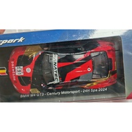 Spark m4 gt3 BMW BMW 1: 43 Racing Model 2024 spa