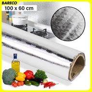 Waterproof Oil-Resistant Aluminum Foil Wallpaper Sticker 100x60cm - YK-292
