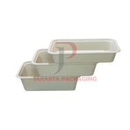 BAGASSE RECTANGULAR CONTAINER 750ML natural