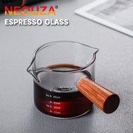 NEOUZA Espresso Glass Coffee Cup Ounce Measuring Cup Liquid Glass with Scale Food Baking Measure Tool Kitchen Supplies