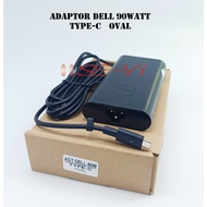 DELL 90w Type-C Latitude 5280 5480 20V-4.5A GEN4 OVAL Charger Adapter