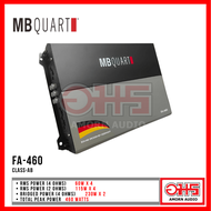 MB Quart FA-460 (Formula Series) เป็นเพาเวอร์แอมป์ Class-AB แบบ 4 แชนแนล