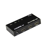 1x2 HDMI Splitter HDMI 1.4b Splitter Switch Matrix HDMI Audio Video Converter Adapter Supports 3D 10