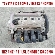 Toyota 1NZ 1NZ-FE 1.5L Enjin Kosong For : Vios NCP42 / NCP93 2002-2013 Year's ( Engine Empty 1.5cc )