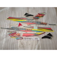 Suzuki SHOGUN 125R STRIPING BODY Sticker SET ORI SGP