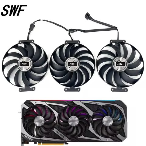 95MM CF1010U12S T129215SU Cooler Fan Replacement For ASUS ROG Strix GeForce RTX 3060 Ti 3070 3080 30