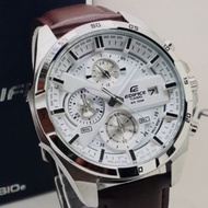 Special Premium Quality Casio Edifice Men Fashion Leather Strap Water Resistant Watch