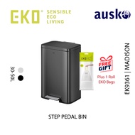EKO Dustbin | Madison | EK9361 | 30L | 50L | Trash Bin | Step Pedal Bin | Soft Closing