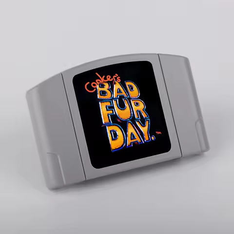 Link 001 Conker's Bad Fur Day N64 Game Cartridge USA NTSC & EUR PAL Version for Nintendo 64 Console 
