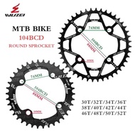 Chainring Wuzei 30T 32T 34T 36T 38T 104Bcd narrow wideBcd for single bicycle chainring 104BCD not de