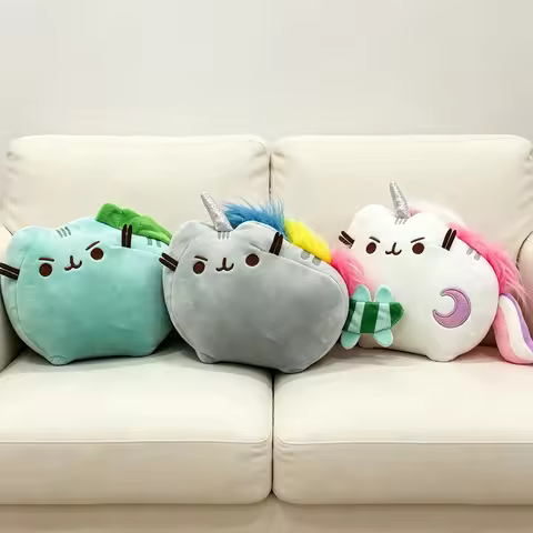 Pusheen Cat Ornament Pusheen Pillow Decoration Anime Cat Accessories Sofa Cushion Home Decor Pusheen
