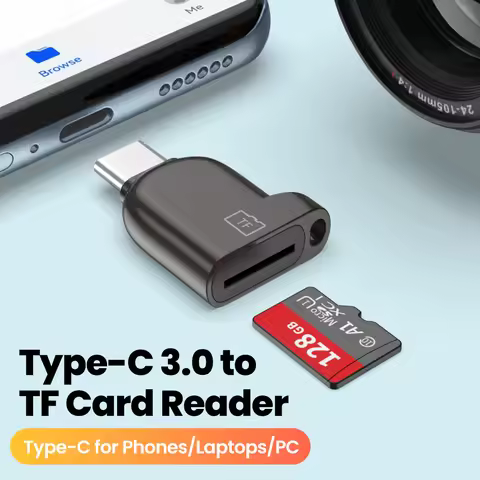 Type-C 3.0 to TF SD Micro Card Reader USB C External Storage Memory CardReader High-speed Transfer A