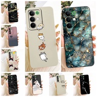 For Realme RMX5253 Case For Realme C85 Casing Cute Cat Luxury Fashion Love Funny Painted Shockproof 