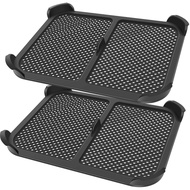 2Pcs Air Fryer Splatter Guard Heat Resistant Airfryer Splash Pad for Ninja Foodi Max Double Zone AF4