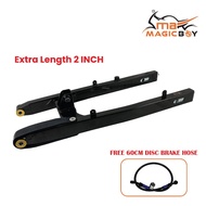 MAGICBOY SWING ARM + 2INCH Y15ZR ARM PANJANG 2IN CUTTING STANDARD ARM 2INCI ARM MAGIC BOY LC135 SWIN