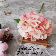 Bunga Plastik hydrangea/hydrangea artificial premium